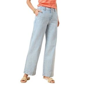 Talbots Relaxed Trouser Jeans in Fia Wash Size 12P
